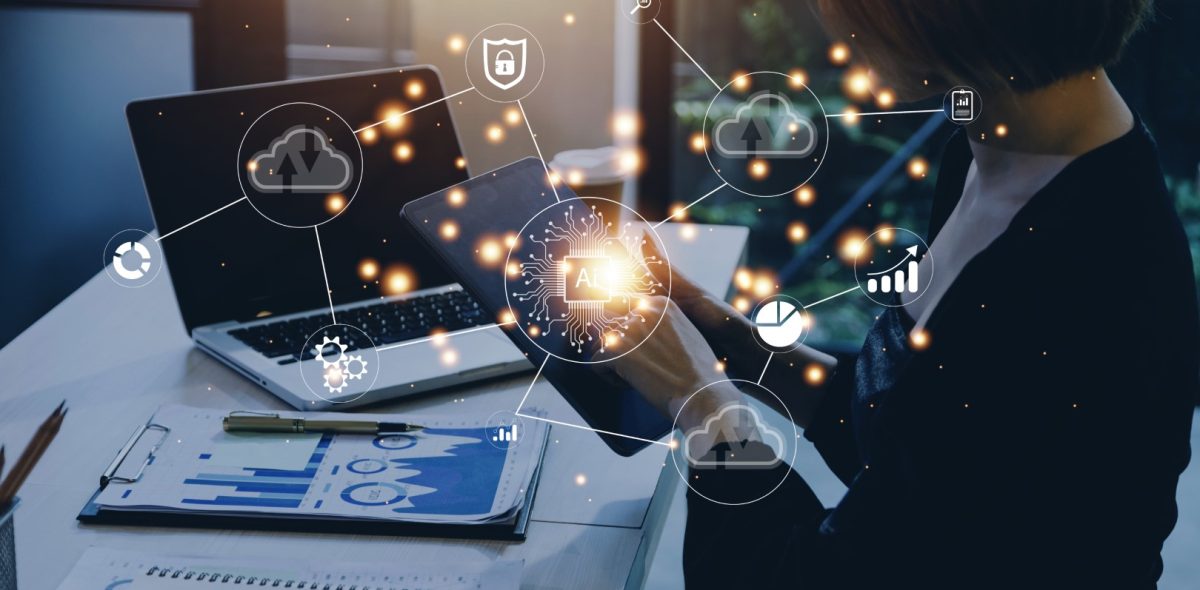 Digital transformation technology strategy, IoT, internet of things. transformation of ideas and the adoption of technology in business in the digital age, enhancing global business capabilities. Ai