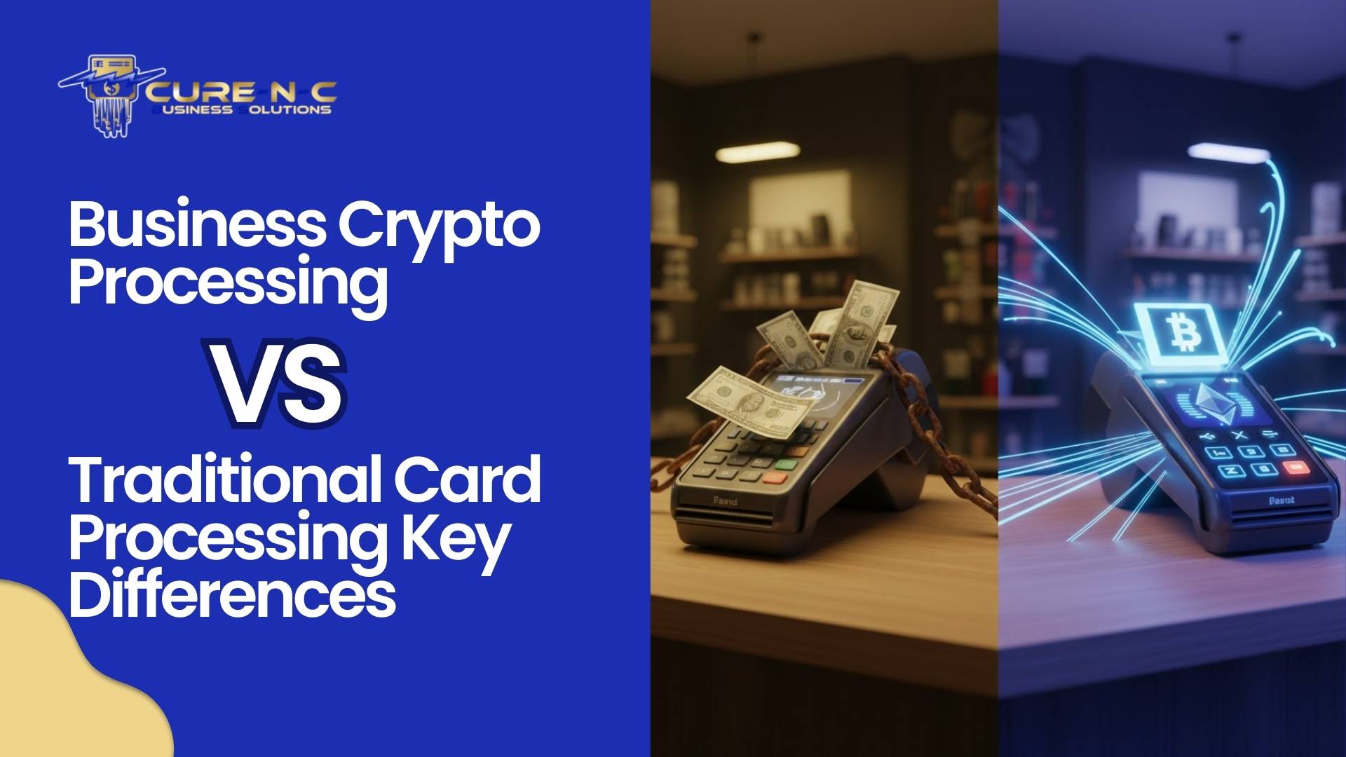 Business Crypto Processing vs Traditional Card Processing Key Differences