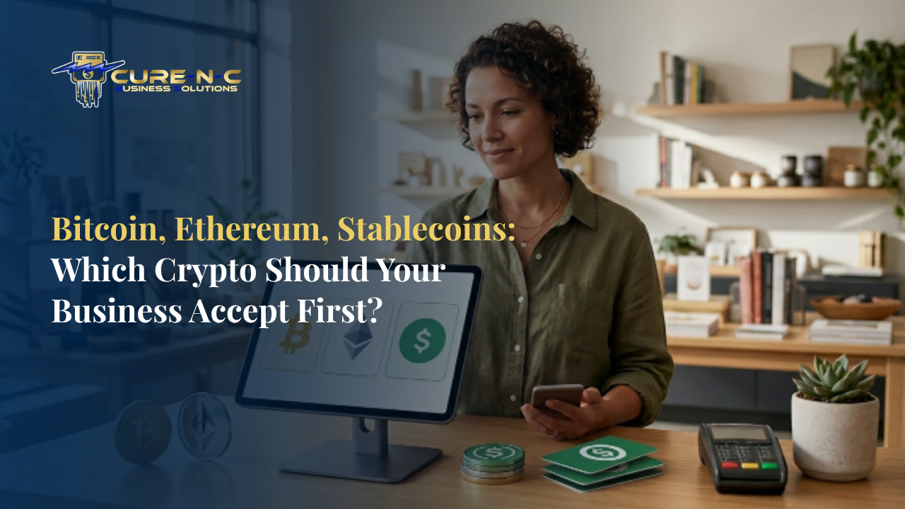 Bitcoin, Ethereum, Stablecoins: Which Crypto Should Your Business Accept First?